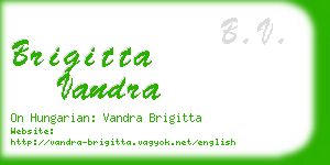 brigitta vandra business card